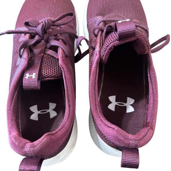 Under Armour Women's Dark Maroon Skylar Sneakers size 9 - Picture 7 of 8